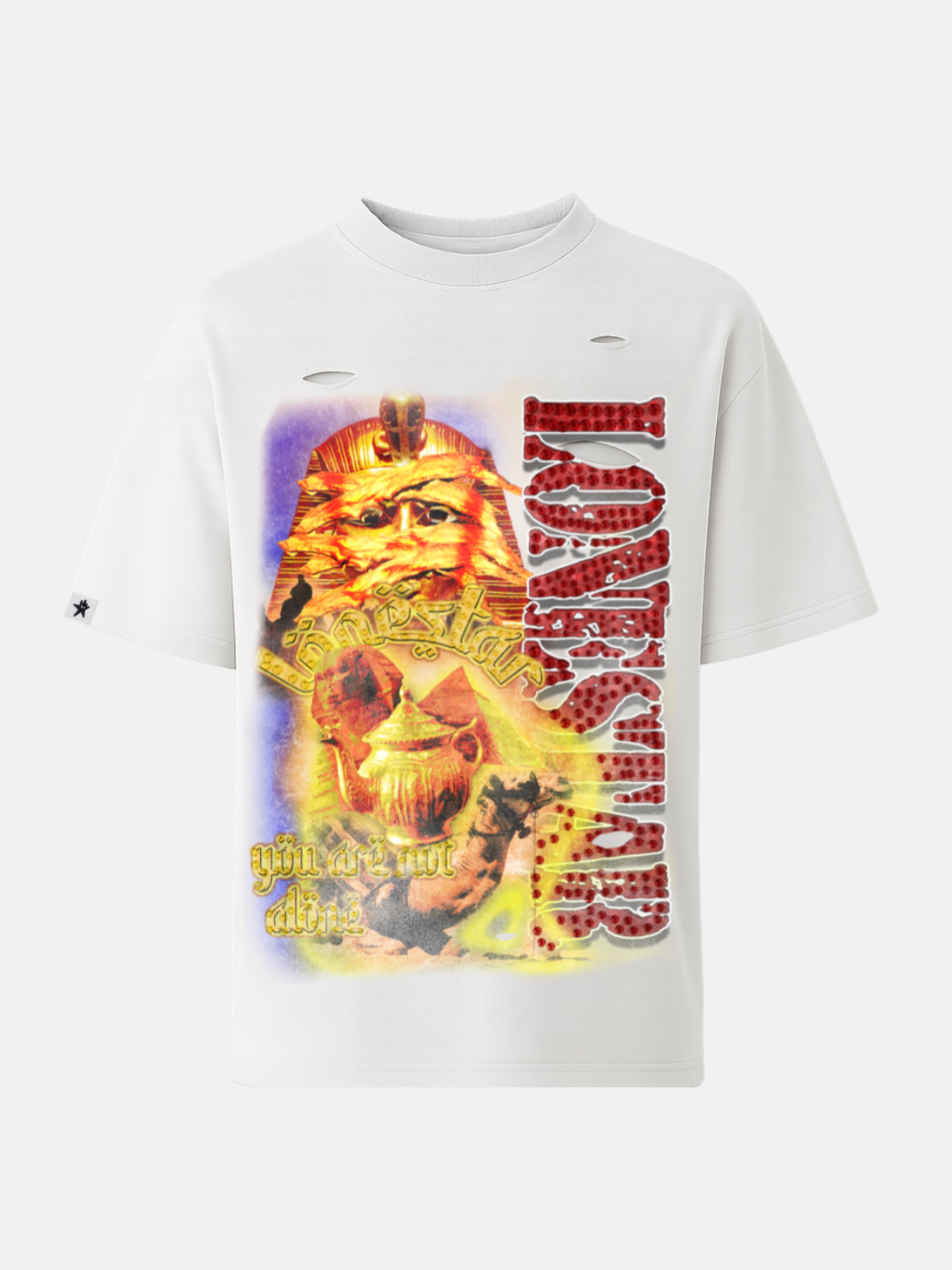 LONE PHARAOH WHITE TEE