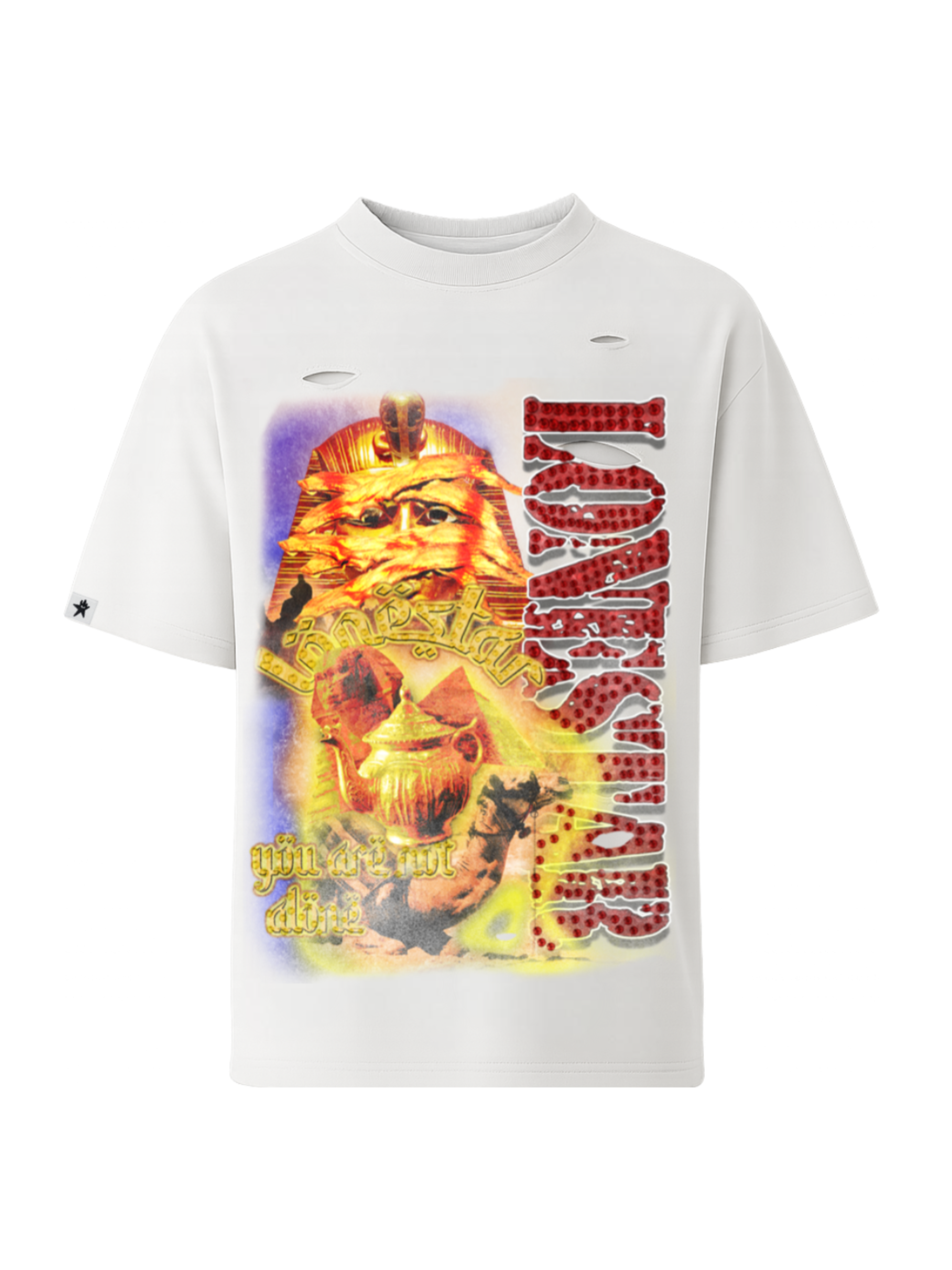 LONE PHARAOH WHITE TEE