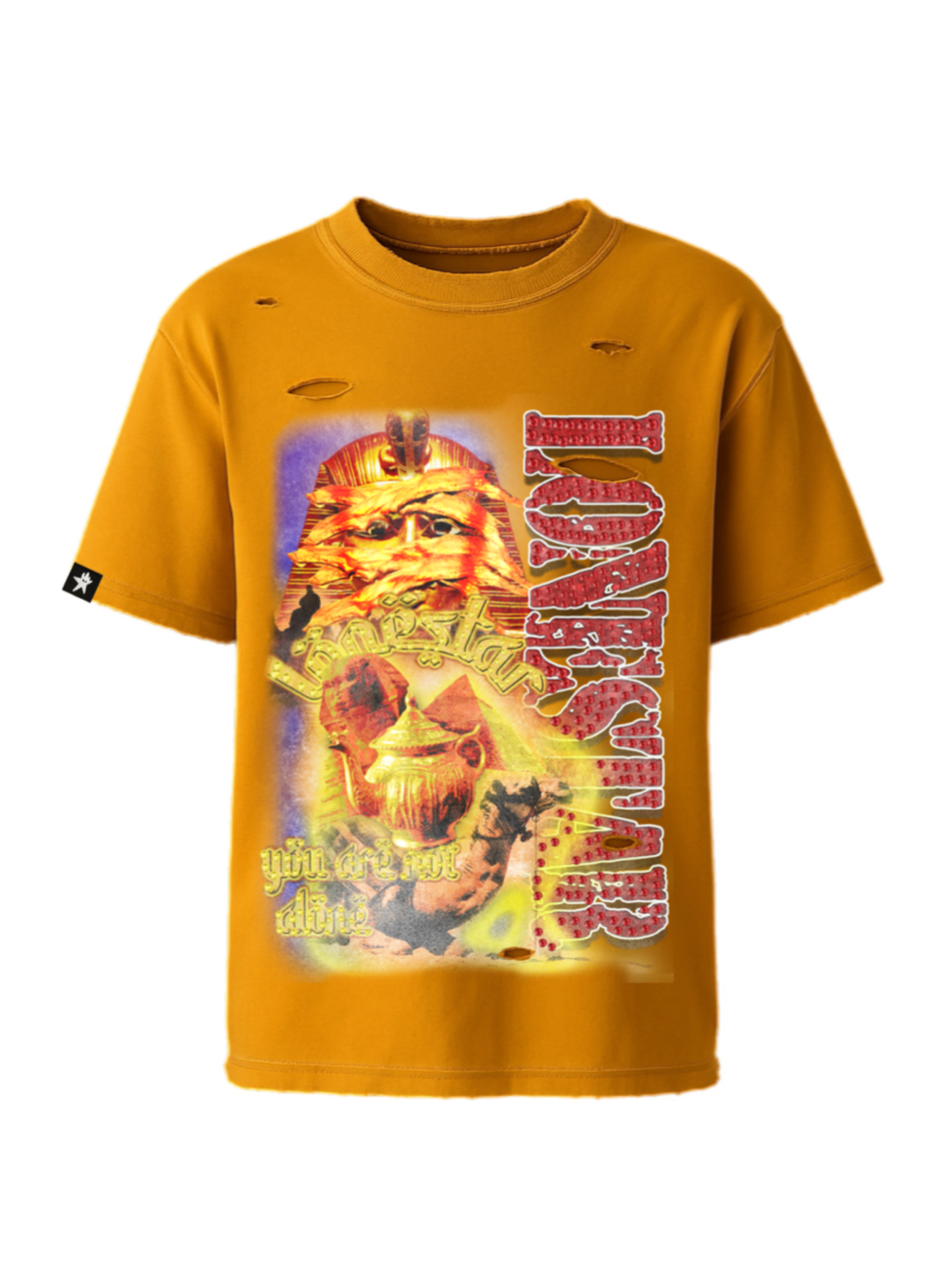 LONE PHARAOH YELLOW TEE